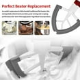 thumbnail image 4 of Flex Edge Beater for KitchenAid Mixer4.5/5 QT Kitchenaid 4.5/5 Quart Flat Paddle Beater Attachments with Scraper for Tilt-Head Stand Mixer 4.5/5 Quart - White, 4 of 9