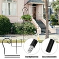 thumbnail image 4 of Heavy Duty Garden Shepherd Hooks for Outdoor Bird Feeders, Solar Lights, Plant Hanging Baskets - Metal Stand, 4 of 6