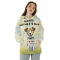 thumbnail image 4 of Cute Jack Russell Terrier Loves Dad Happy Father's Day All Over Print 3D Hoodie Unisex Merch Hoodies Parson Jack Dog Lover - 12008, 4 of 6