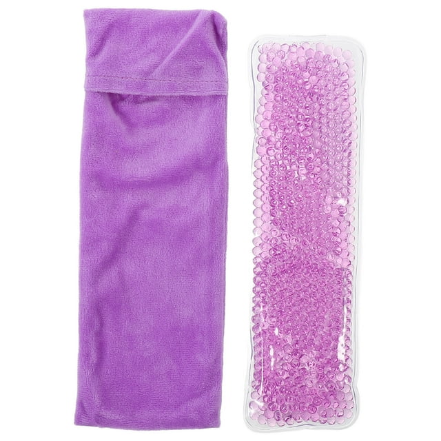 Compresas de hielo perineales reutilizables, compresas frías posparto, almohadillas de enfriamiento, compresas frías calientes con fundas para mujeres después del embarazo, color morado