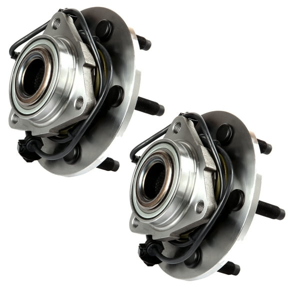 SCITOO Wheel Hub Bearing Fit 2002-2006 For Dodge RAM 1500 5 Lugs W/ABS Left Side or Right Side Both(2) 515073 New Front Bearing Assembly