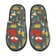 thumbnail image 1 of Fotbe Cute Animal Forest Pantuflas Peludas para Mujer con Estampado, Zapatillas de Peluche, Zapatos de Invierno para Casa, Uso Interior y Exterior-Large, 1 of 8