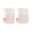 Chubby White Enamel Hoop Earrings, variant on Elegant Cute Designer Chubby White Enamel Hoop Earrings for Women