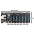 thumbnail image 2 of Btc-S37 Mining Machine Motherboard 8 Pcie 16X Tarjeta Gráfica Sodimm Ddr3 Sata3.0 Compatible Con Vga + Hdmi Minnieouse EL011641-00, 2 of 6