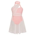thumbnail image 2 of Aislor Kids Girls Lyrical Chiffon Dance Dress Sleeveless Jazz Latin Ballet Dance Costumes Pink 10, 2 of 7