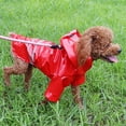thumbnail image 4 of SPRING PARKS-Lifeeling Candy Color Puppy Raincoat Fashion Teddy Outdoor Waterproof Dog Rainwear Hooded Jacket Poncho Pet Raincoat for Small Medium Dogs, 4 of 7