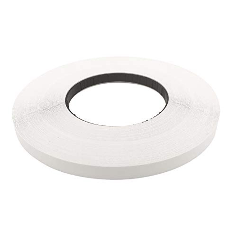 White Melamine 7/8" X 50' Roll Preglued, White Edge Banding, Flexible White Tape, Easy