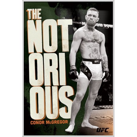 Conor McGregor - Framed UFC Sport Poster / Print (The Notorious) (Size: 24" x 36")