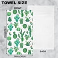 thumbnail image 2 of Watercolor Cactus Hand Towel for Bathroom Set of 2 Hand Bath Towels Soft Absorbent Decorative Towels for Bathroom Kitchen Yoga Home Decor 14 x 28 in, 2 of 6