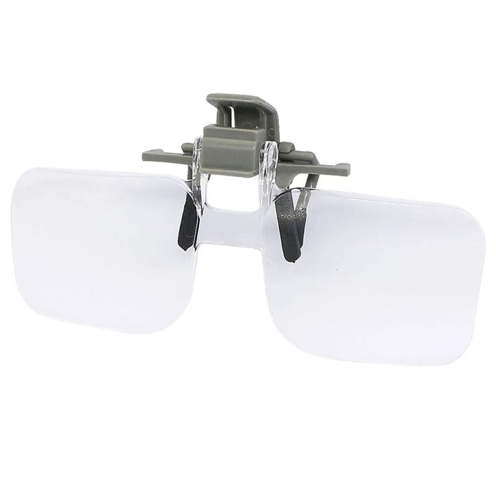 Jewelers Head Headband Magnifier LED Illuminated Visor Magnifying Glasses  Loupe for Reading Electronics Watch Repair 