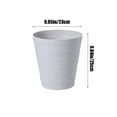 thumbnail image 3 of Naxoaeo Clearance Small Trash Can, 3.5 Gallon Slim Garbage Can Plastic Waste Basket with Handles Container Bin for Narrow Spaces Bathroom, Bedroom, Kitchen, office at Home, 3 of 8