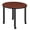 Black|Cherry, variant on Regency Kee 30 in. Small Round Breakroom Table- Cherry Top, Black Folding Legs
