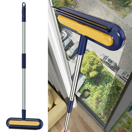 

2023 Home And Kitchen SUWHWEA 3 In 1 Window Screen Cleaner Window Cleaning Brush Window Cleaner Tool Glass Scraper Window Mesh Screen Cleaner Window Cleaning Kit on Clearance