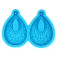 thumbnail image 4 of Crystal Earring Molds Snowflake Rhombus Shaped Silicone Mold Handmade Pendant, 4 of 5