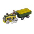 thumbnail image 2 of Tractor y remolque de juguete de hojalata a cuerda, estilo vintage. Ideal para coleccionistas. UN, 2 of 8