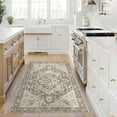 thumbnail image 3 of BERTHMEER 3'x5' Gray Area Rugs for Living Room Bedroom Dining Room Office Farmhouse Retro Traditional Vintage Distressed Non-slip, 3 of 4