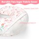 thumbnail image 2 of - nda de almohada impermeable para bebé, ndas elásticas de lactancia para almohadas de lactancia merna, ble nda de almohada de alimentación l para bebés y niñas (arco iris), 2 of 5