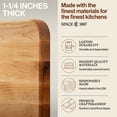 thumbnail image 3 of John Boos Chop-N-Slice Series Rectangular Maple Cutting Board, 20" x 14" x 1.25", 10 lb, 3 of 9