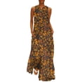 thumbnail image 2 of Monh Pattern Long Dress Long dresses dresses for official ocns Dress, 2 of 7