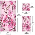 thumbnail image 3 of Dreamtimes Pink Peach Blossom Towel Set of 3, Ultra Soft and Absorbent Bath Towels for Bathroom Sports Gym Swim Spa Beach (1 Bath Towel, 1 Hand Towel & 1 Washcloth), 3 of 7