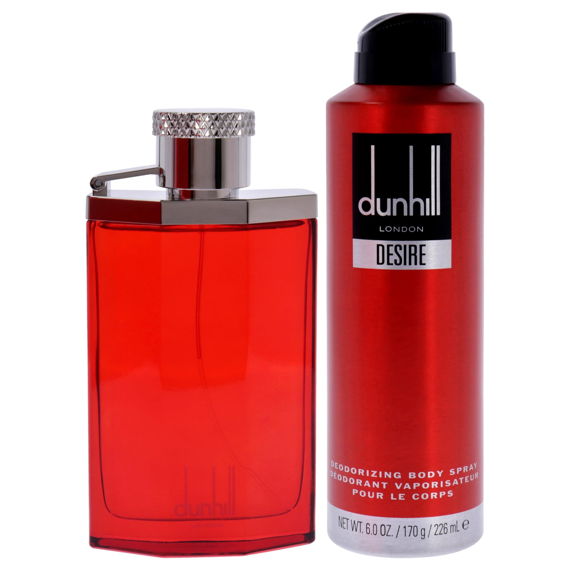 Alfred Dunhill Desire Red Men Gift Set, 3.4oz EDT Spray, 6oz