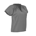 thumbnail image 3 of Blusa George para Mujer, Escote V Gris Talla 40, 3 of 4