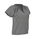 thumbnail image 3 of Blusa George Para Mujer, Kimona Escote V con Plisado, Gris Talla EG, 3 of 4