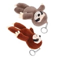 thumbnail image 2 of 2 llaveros de peluche de perezoso adorables, suaves y cómodos, para llaves, bolsos y teléfonos., 2 of 5