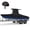 Black, variant on 900D T-Top Boat Cover, Marine Grade Fade and Tear Resistant Trailerable T Top Boat Storage Cover, Heavy-Duty Waterproof and UV-Proof Center Console Roof Boat Cover Fit 20ft-22ft (Gray)