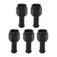 thumbnail image 3 of Adaptador de conexión de púas 5 uds 6AN hembra a 5/16 NPT adaptador de rosca hembra a macho de aleación de aluminio, 3 of 5