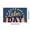 2A, variant on Patriotic Design Labor Day Celebration Banner Decorative Stars Stripes Display for Holiday Event Indoor Outdoor