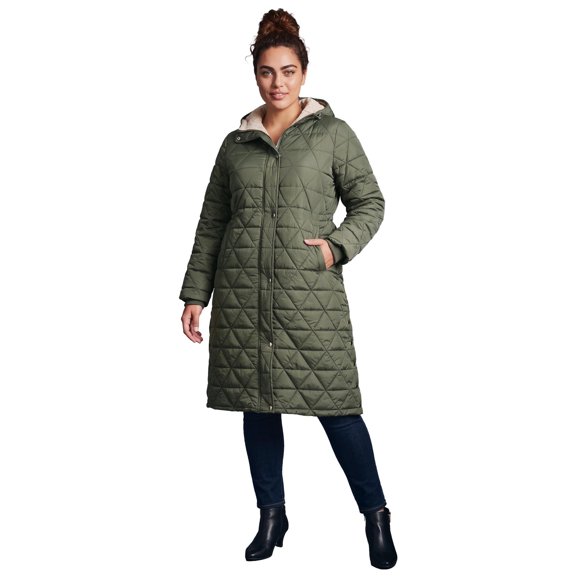 Avenue Women's Plus Size Quinn Longline Puffer Jacket