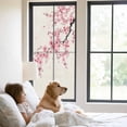 thumbnail image 3 of Cherry Blossoms Window Privacy Film, Pink Flower Floral Spring Nature Country Static Cling UV Sun Blocking Tint Film Heat Control Windows Films for Bedroom Bathroom, Window Stickers 29.5"x78.7", 3 of 8