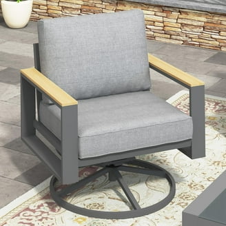 Homestyles Sanibel Outdoor Furniture: Aluminum Swivel Rocker Chair
