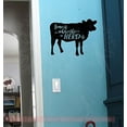 thumbnail image 5 of Home Is Where Herd Is Vinyl Decals Wall Art Stickers Farm Quotes 15x12-Inch Black, 5 of 6