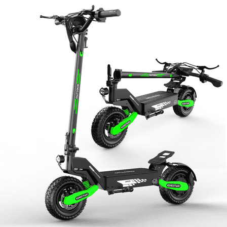 EOEOTWO GT06 Long Range Electric Scooter 40 Miles, 1200W 30 MPH Fast Commuter Scooter for Adults, Foldable Portable E-Scooter 11" Tires