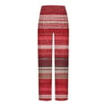 thumbnail image 4 of Aimik Hanes Mens Pajama Pants Red and Black Christmas Tartan Plaid Scottish Sleep Pants Pj Bottoms Lounge Pant Sweatpants-Multicolor L, 4 of 5