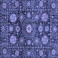 thumbnail image 1 of Ahgly Company Indoor Square Abstract Blue Modern Area Rugs, 8' Square, 1 of 4