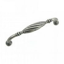 5 in. Distressed Pewter French Twist Cabinet Pull