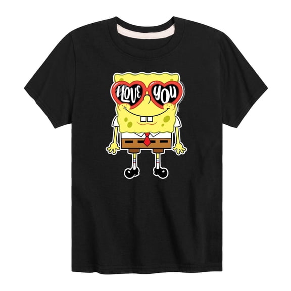 SpongeBob SquarePants - Valentine's Day Merchandise - Toddler And Youth Short Sleeve Graphic T-Shirt