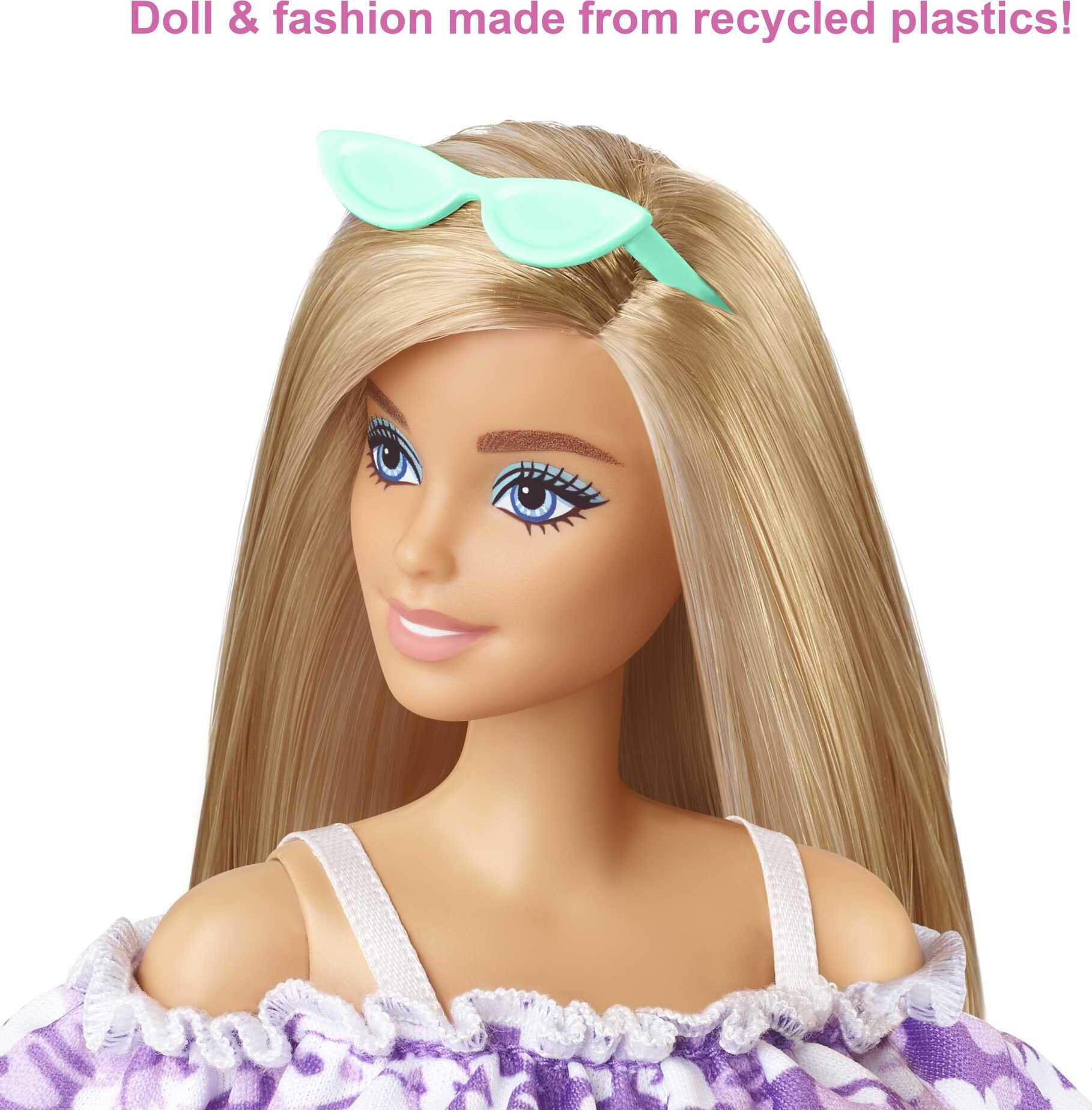 Barbie Loves the Ocean Beach Doll with Blonde Hair in Sundress, Made from Recycled Plastics - image 3 of 6