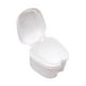 thumbnail image 3 of Estuche pequeño para retenedores, herramienta para retirar retenedores, protección dental compacta, copa para dentaduras postizas Blanco, 3 of 9
