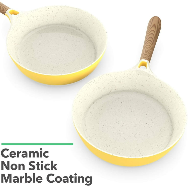 Masterpiece Dinner Ceramic Cookware Set - Yellow – Vremi® Home