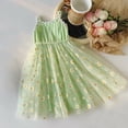thumbnail image 4 of Pounoo Womens Sundresses Halter Neck Rose Decor Tulle Skirt Lightweight Sweet Style (For Small Wearers) Gift, 4 of 7