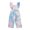 Pink, variant on Vedolay Jumpsuit For Summer Easter Girls Jumpsuit One Piece Sleeveless Rabbit Printing Design Casual Trousers,Blue 6-12 Months