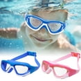 thumbnail image 1 of Lunettes de Natation Enfants Lunettes de Natation Anti-Brouillard pour Garçons et Filles avec Anti-Brouillard Clair Vision Longue Distance Imperméable à l'Eau Réglable Sangles Piscine Lunettes de Natation pour Nager Rose Bleu Foncé, 1 of 10