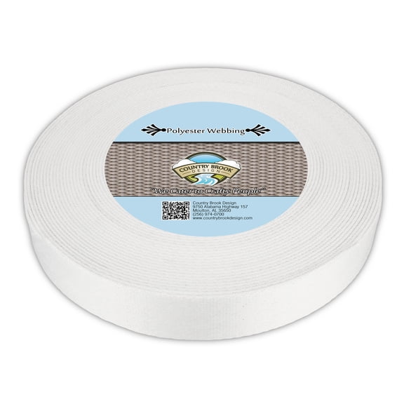 Country Brook Design - Printable Heat Set Polyester Webbing (1 1/2 Inch)