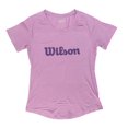 thumbnail image 1 of Playera Wilson Talla M Suave con Cuello Redondo y Manga Corta con Estampado Frontal Lila, 1 of 4