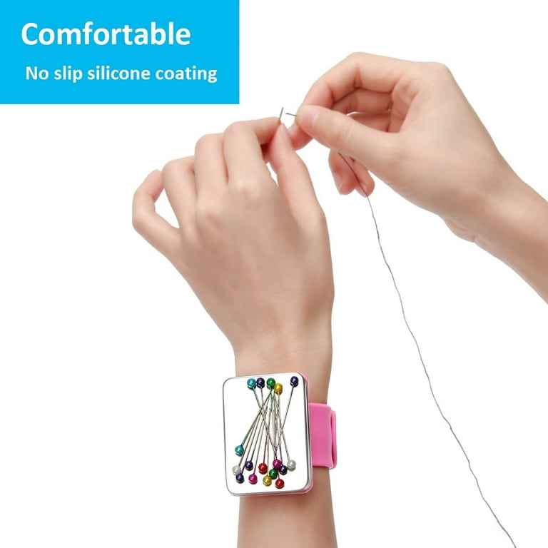 Magnetic Wrist Sewing Pincushion Magnetic Pin Cushion for Sewing