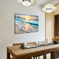 thumbnail image 3 of Sunrise Ocean Poster Sunset Beach Seascape Print Canvas Poster Wall Art Picture Living Room Office Decoration Painting Room Aesthetic, 3 of 7